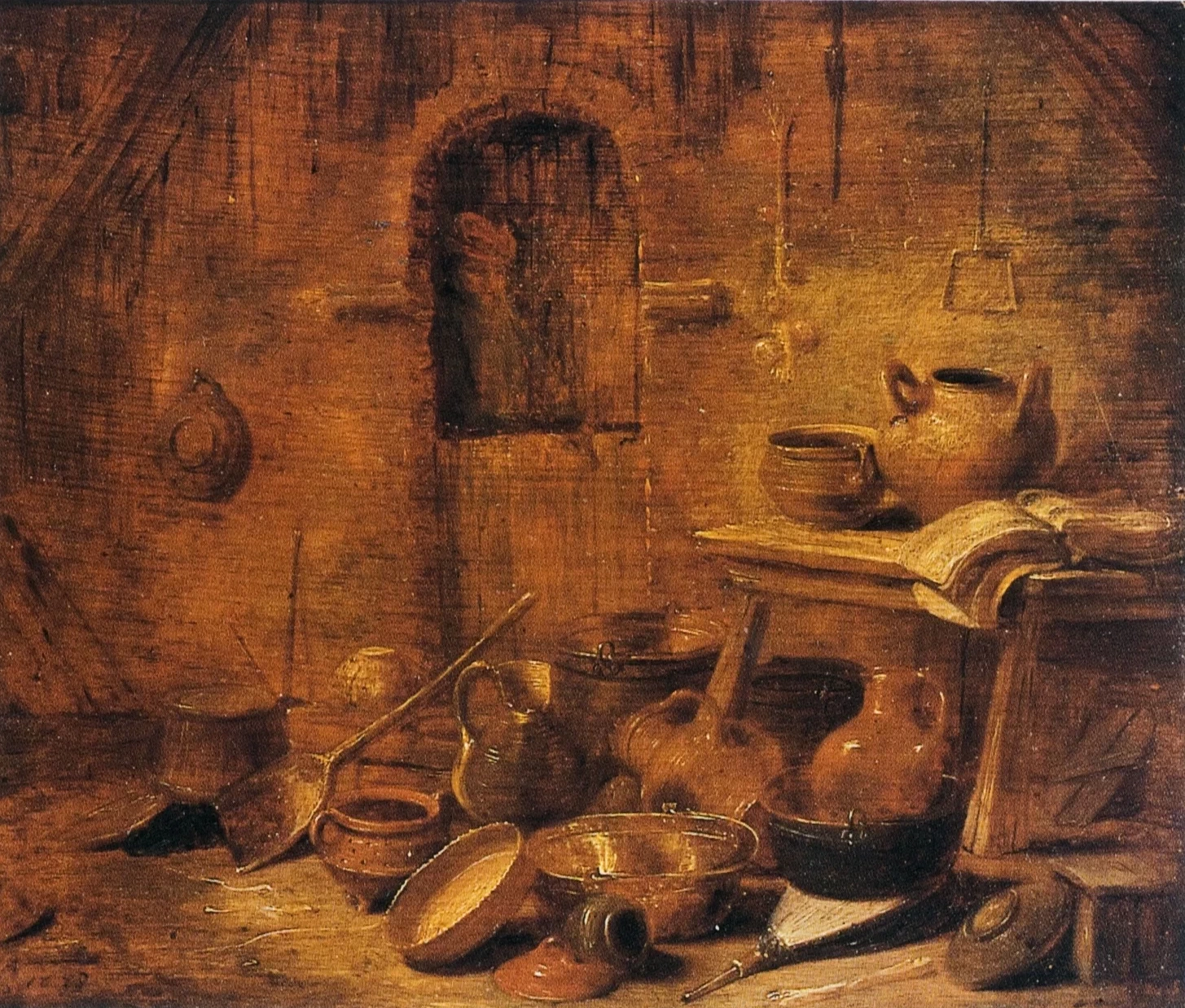 François Ryckhals - Interno della cucina, 1638